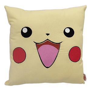 Cojín Bordado Ratón Eléctrico Kawaii | Pikachu