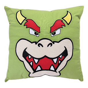 Cojín Bordado Rey Tortuga Villano