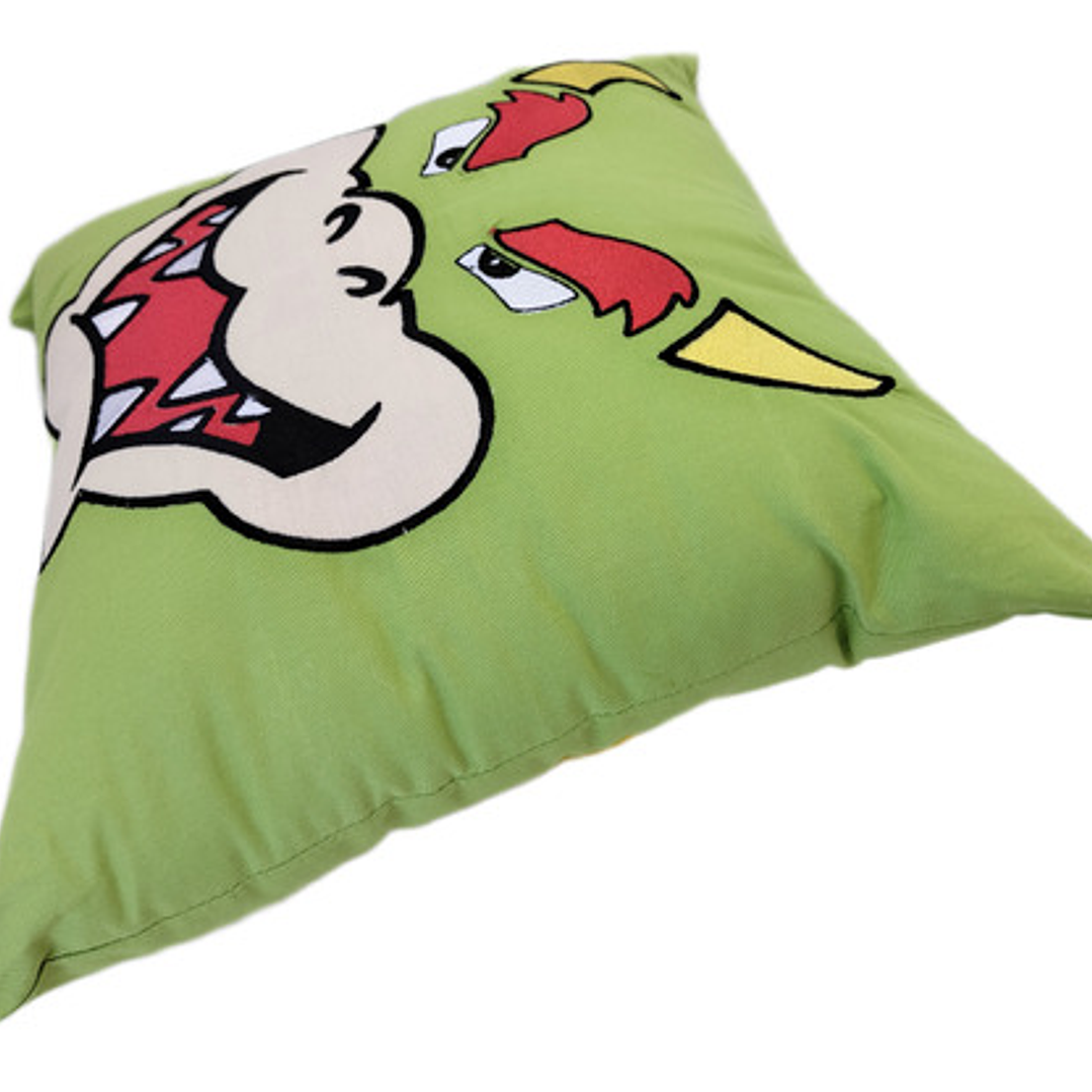 Cojín Bordado Rey Tortuga Villano 3