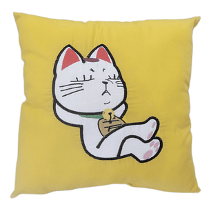 Cojín Bordado Gata Espiritual Zen | Turbo Abuela