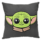 Cojín Bordado Expósito Verde Kawaii Inspirado Saga Galáctica - Miniatura 1