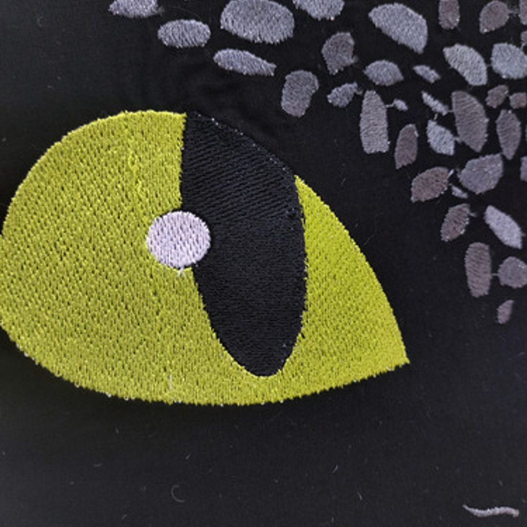 Cojín Bordado Chimuelo Furia Nocturna 3