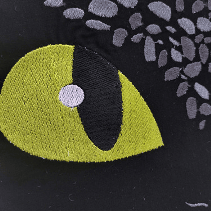 Cojín Bordado Chimuelo Furia Nocturna 3