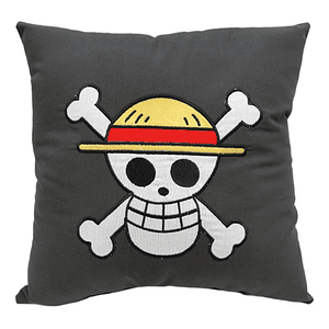 Cojín Bordado Bandera Pirata | One Piece
