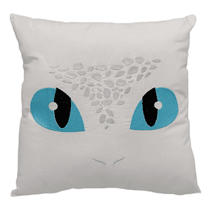 Cojín Bordado Furia Luminosa Inspirado Entrenar A Tu Dragon