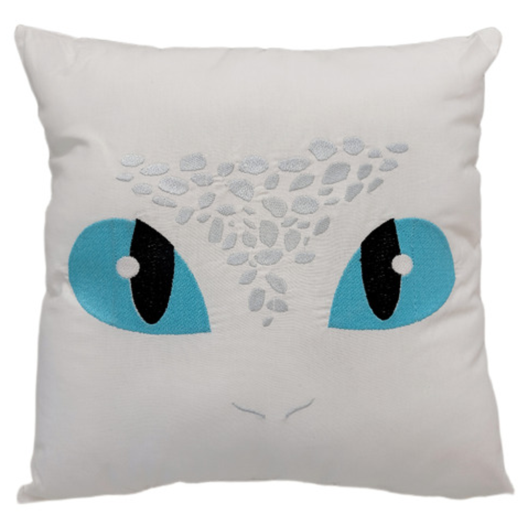 Cojín Bordado Furia Luminosa Inspirado Entrenar A Tu Dragon 1