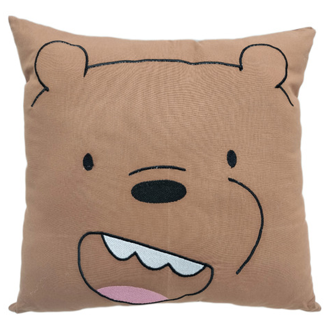 Cojín Bordado Oso Pardo Líder Inspirado En Serie Animada 1