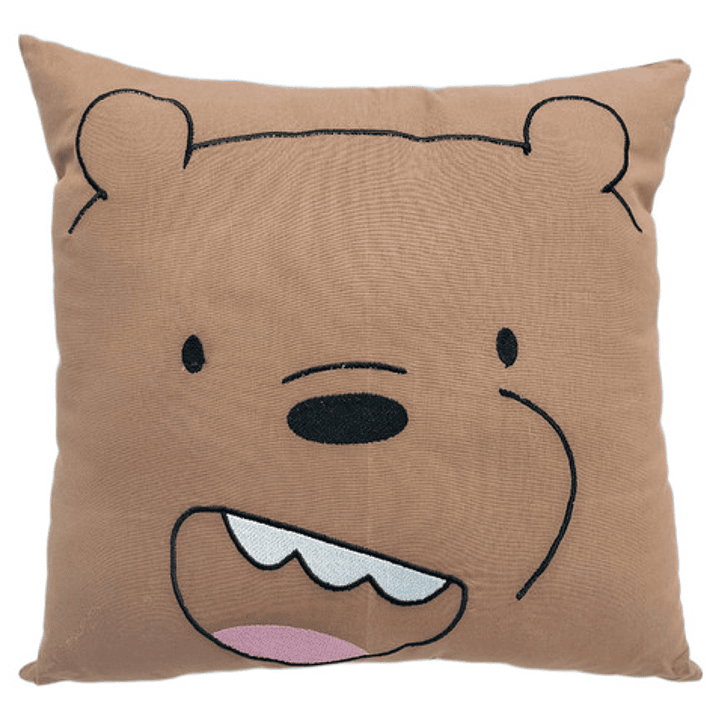Cojín Bordado Oso Pardo Líder Inspirado En Serie Animada 1