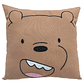 Cojín Bordado Oso Pardo Líder Inspirado En Serie Animada - Miniatura 1