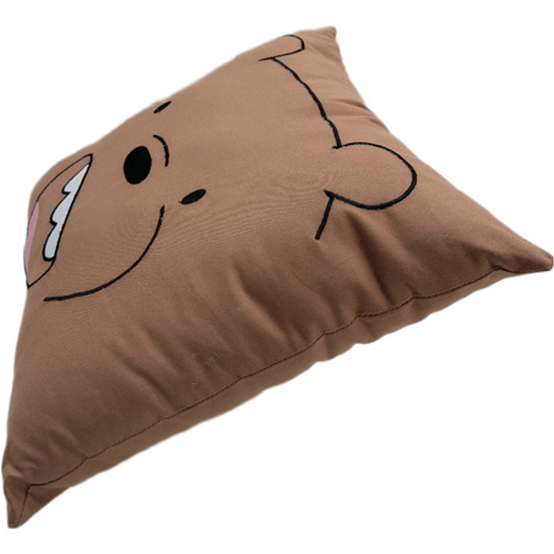 Cojín Bordado Oso Pardo Líder Inspirado En Serie Animada 3