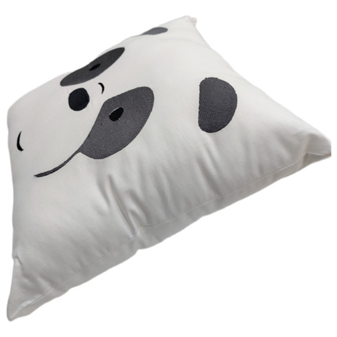 Cojín Bordado Oso Panda Kawaii Inspirado En Serie Animada 2
