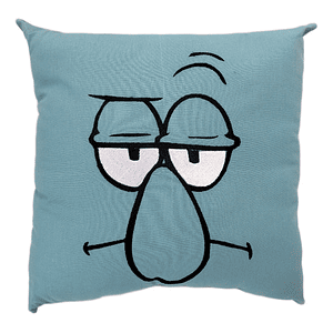 Cojín Bordado Calamardo Tentaculos