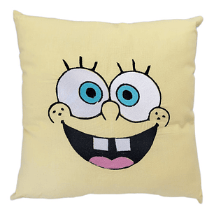 Cojín Bordado Bob Esponja