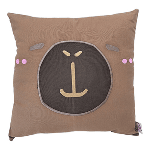 Cojín Bordado Capibara Carpincho Kawaii Varios Colores