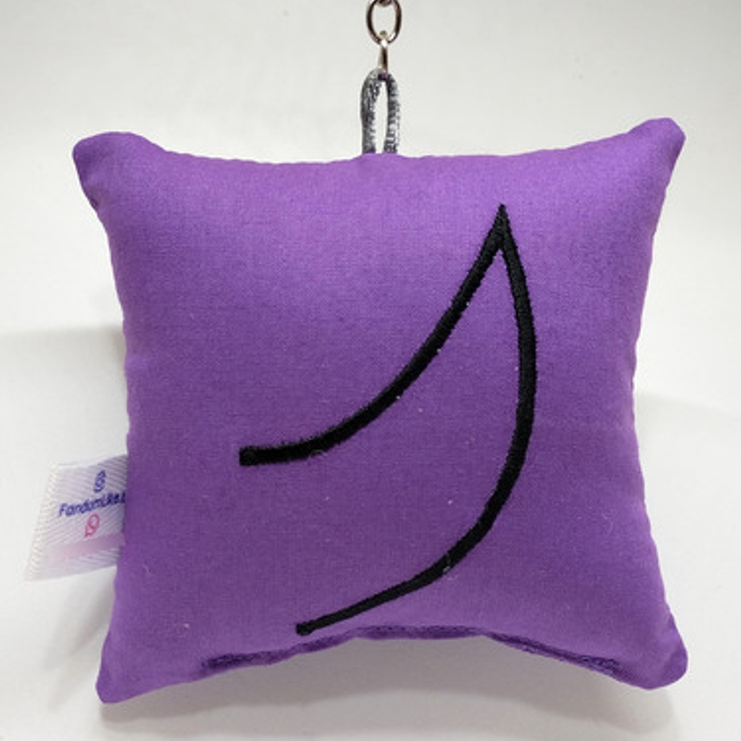 Llavero Mini-cojín Bordado: Fantasma Travieso | Gengar 3