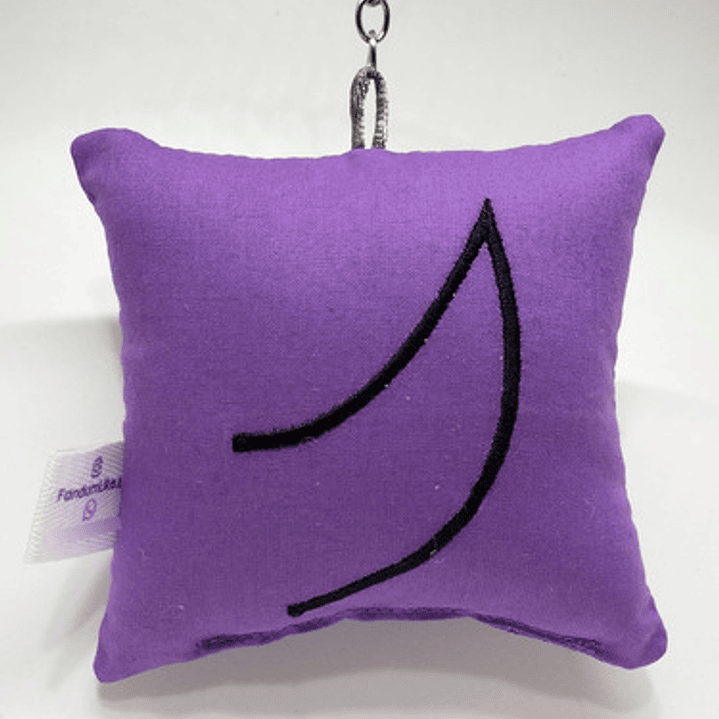 Llavero Mini-cojín Bordado: Fantasma Travieso | Gengar 3