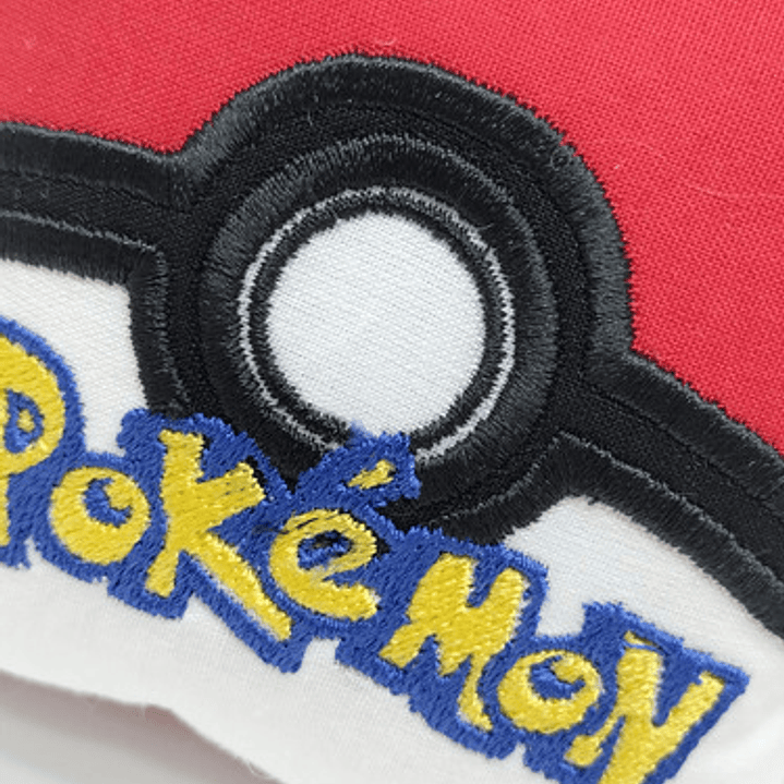Llavero Mini-cojín Bordado: Pokebola 2