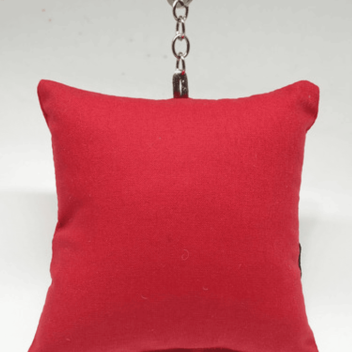 Llavero Mini-cojín Bordado: Pokebola 3