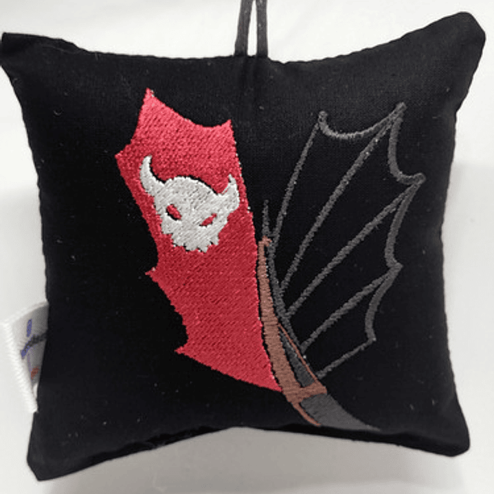 Llavero Mini-cojín Bordado: Chimuelo | Entrenar A Tu Dragón 2