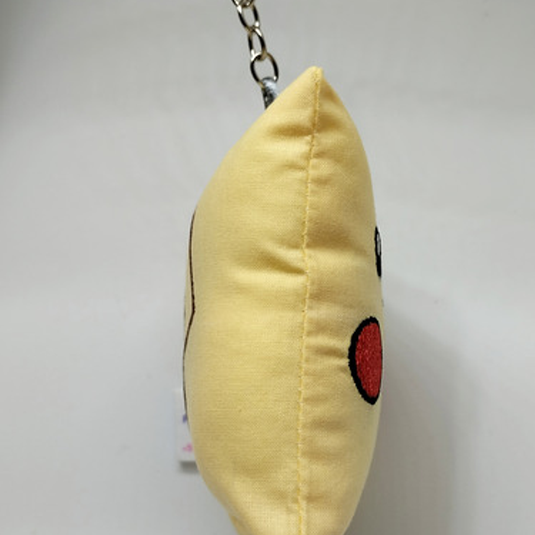 Llavero Mini-cojín Bordado: Pikachu 4