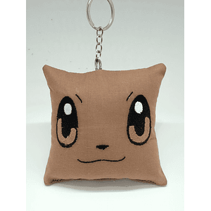 Llavero Mini-cojín Bordado: Eevee