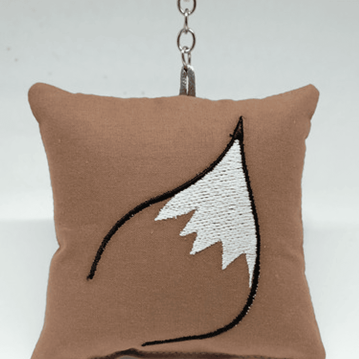 Llavero Mini-cojín Bordado: Eevee 3