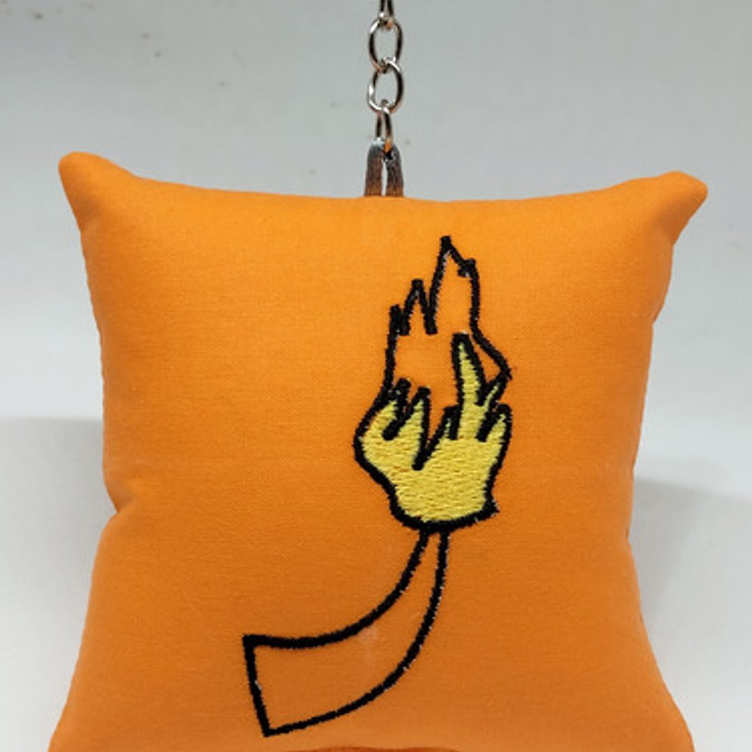 Llavero Mini-cojín Bordado: Charmander | Pokémon 2