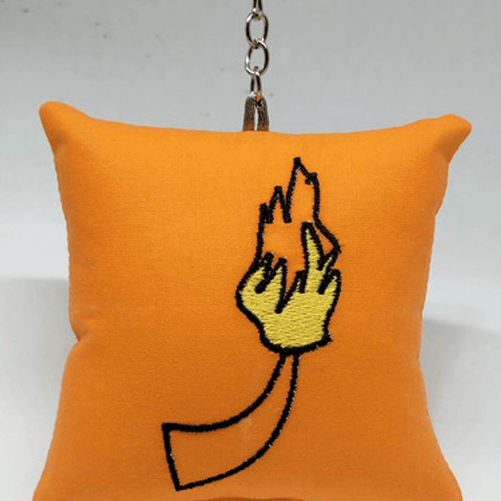Llavero Mini-cojín Bordado: Charmander | Pokémon 2