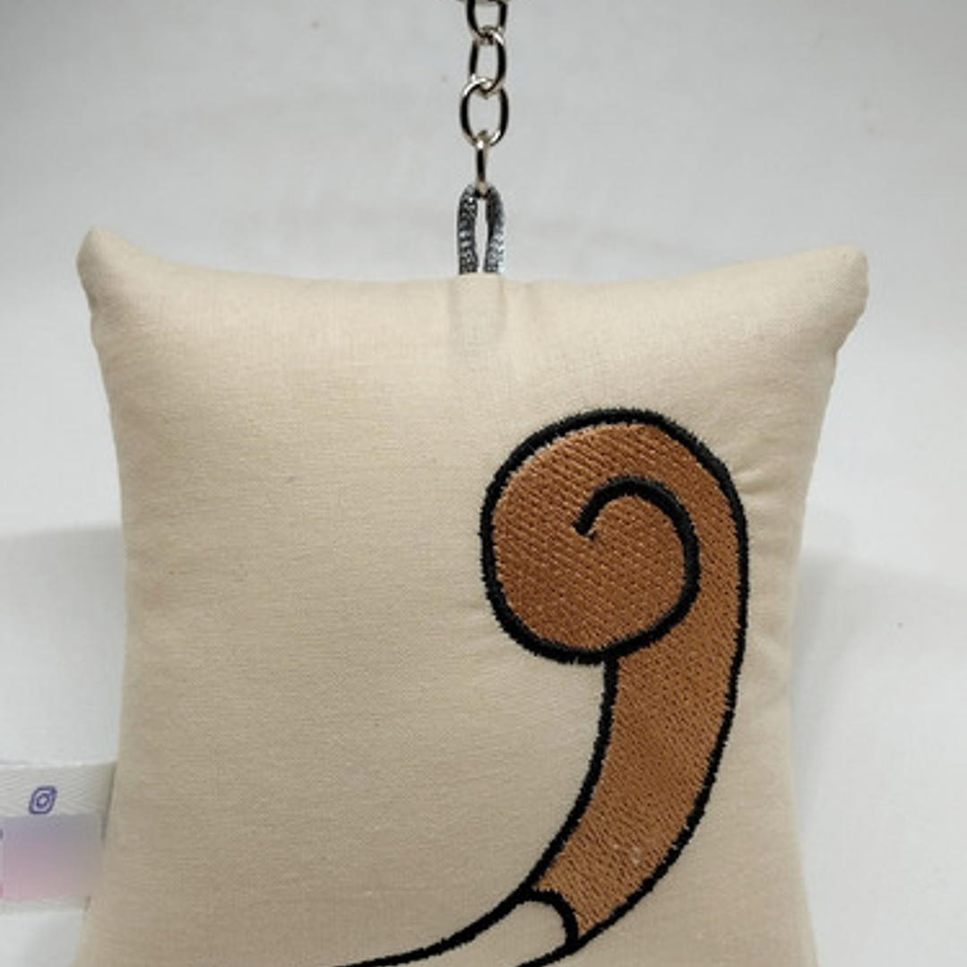 Llavero Mini-cojín Bordado: Meowth | Pokémon 3