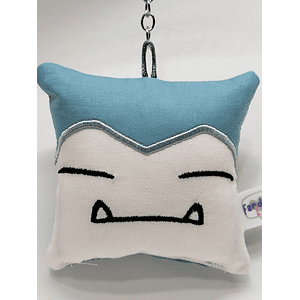 Llavero Mini-cojín Bordado: Snorlax | Pokémon
