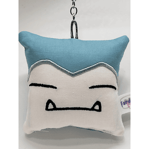Llavero Mini-cojín Bordado: Snorlax | Pokémon