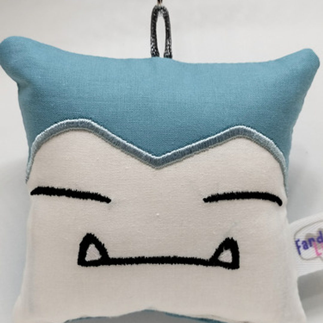 Llavero Mini-cojín Bordado: Snorlax | Pokémon 1