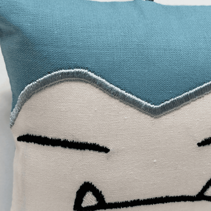 Llavero Mini-cojín Bordado: Snorlax | Pokémon 3