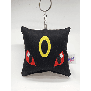 Llavero Mini-cojín Bordado: Umbreon | Pokémon Tipo Siniestro