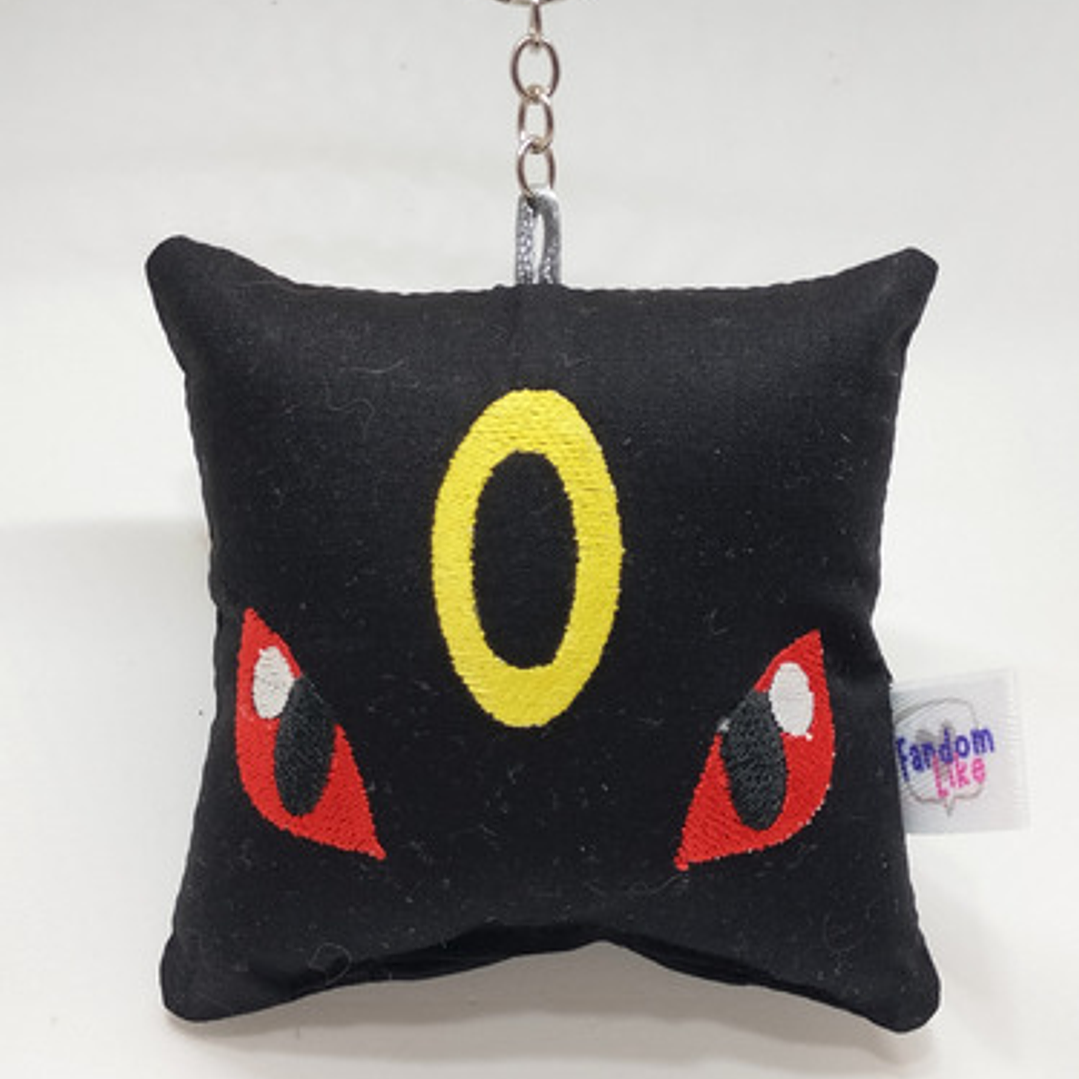 Llavero Mini-cojín Bordado: Umbreon | Pokémon Tipo Siniestro 1
