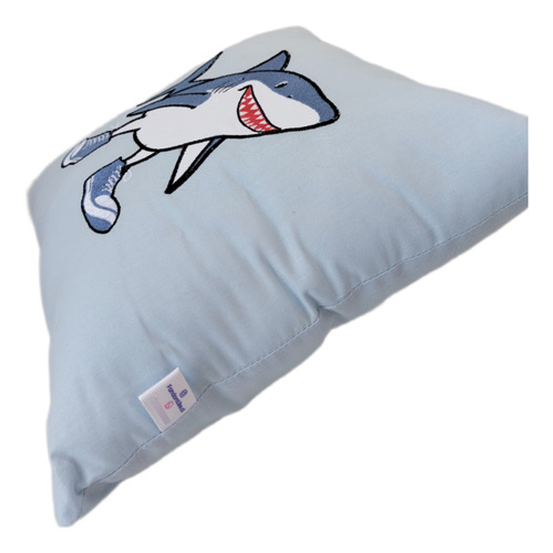 Cojín Bordado: Tiburon Tralalero Tralala | Brainrot 3