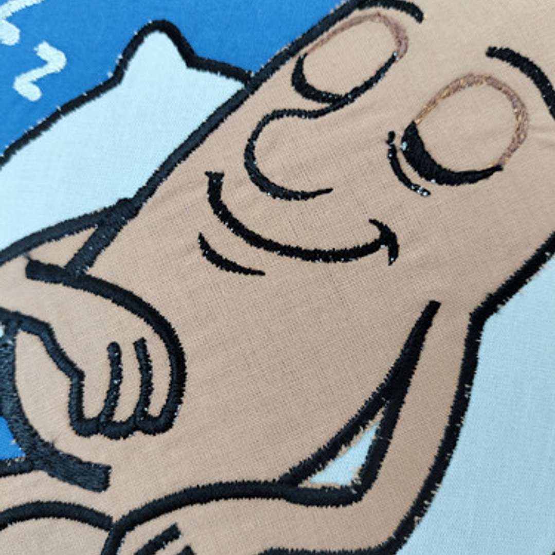 Cojín Bordado: Tung Tung Tung Sahur  | Brainrot 2