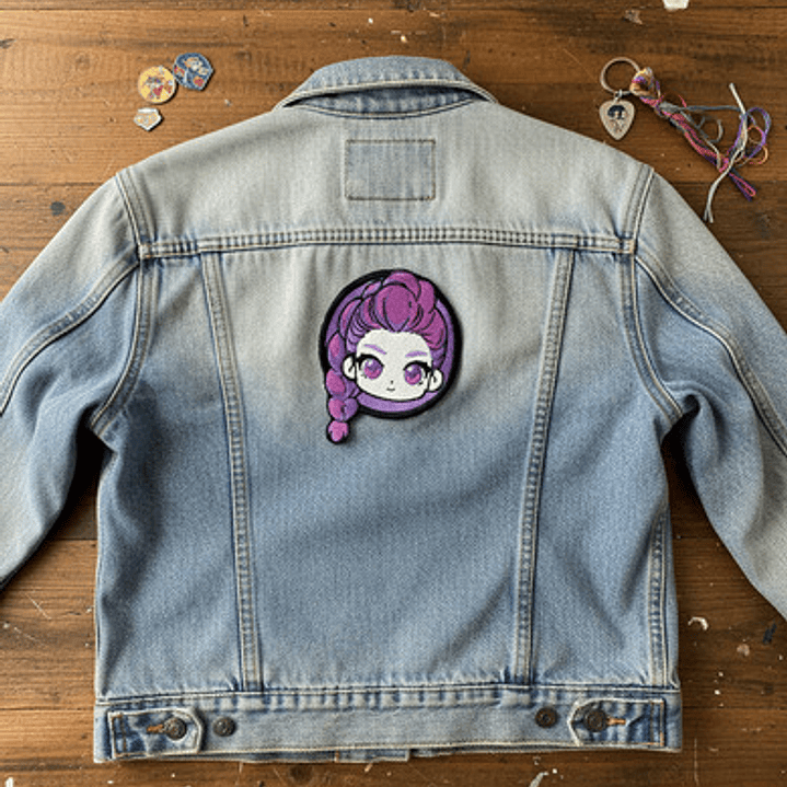 Parche Bordado Rumi K-pop Huntrix Termoadhesivo Ropa Anime 6