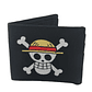 Billetera Bordada One Piece - Diseño Jolly Roger & Logo | Piratas del Sombrero de Paja - Miniatura 1