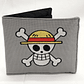 Billetera Bordada One Piece - Diseño Jolly Roger & Logo | Piratas del Sombrero de Paja - Miniatura 2