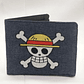 Billetera Bordada One Piece - Diseño Jolly Roger & Logo | Piratas del Sombrero de Paja - Miniatura 3