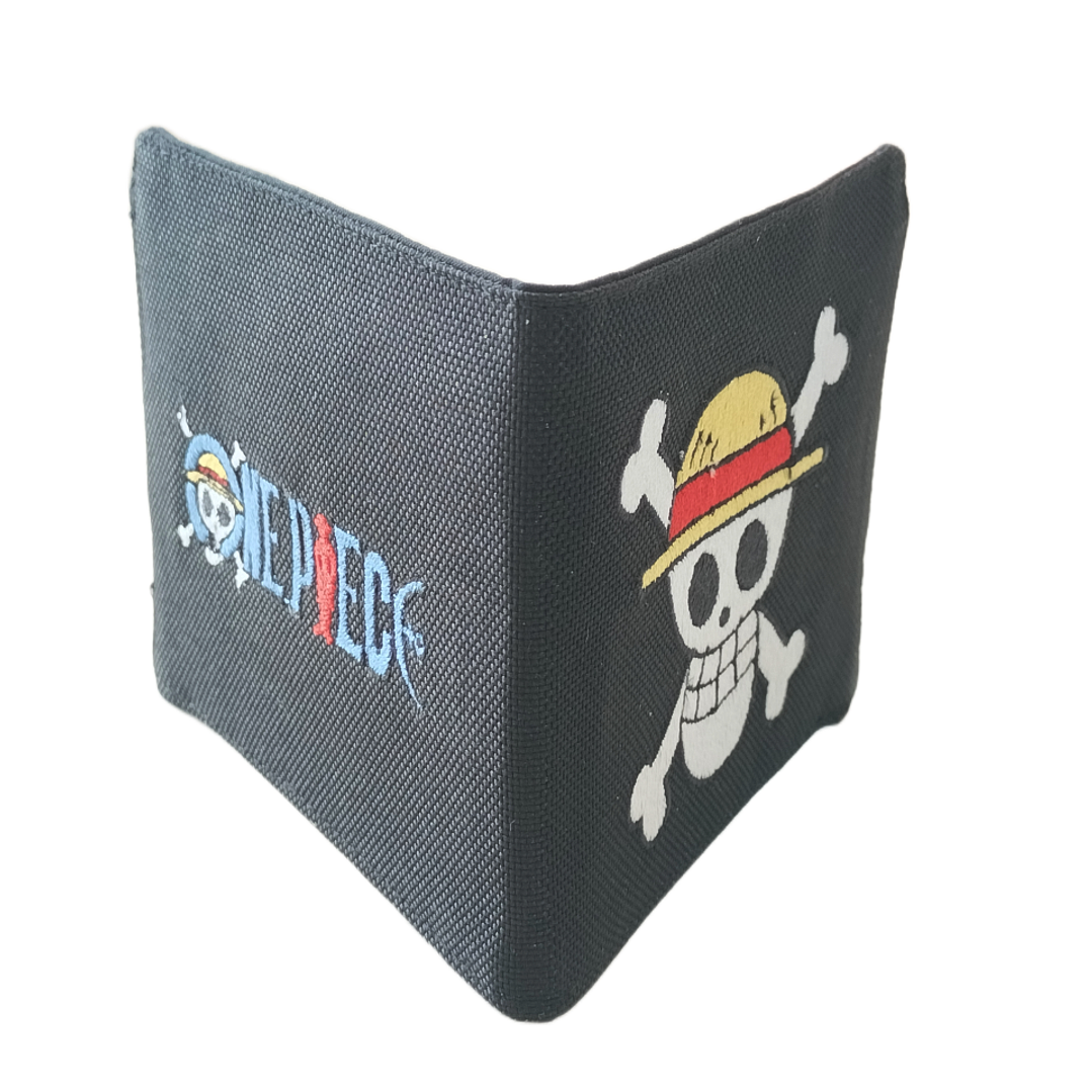 Billetera Bordada One Piece - Diseño Jolly Roger & Logo | Piratas del Sombrero de Paja 8