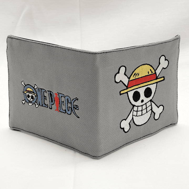 Billetera Bordada One Piece - Diseño Jolly Roger & Logo | Piratas del Sombrero de Paja 9