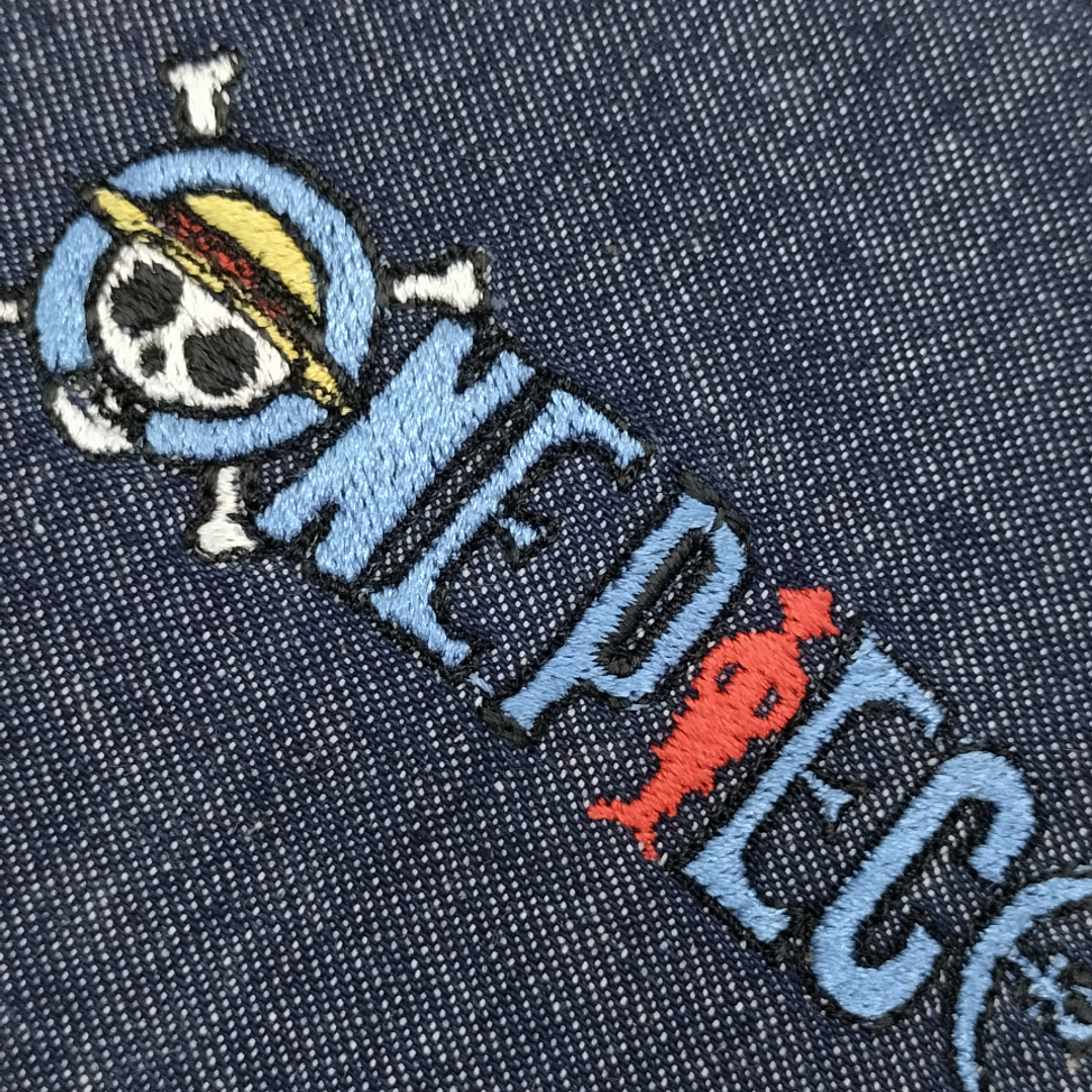 Billetera Bordada One Piece - Diseño Jolly Roger & Logo | Piratas del Sombrero de Paja 12