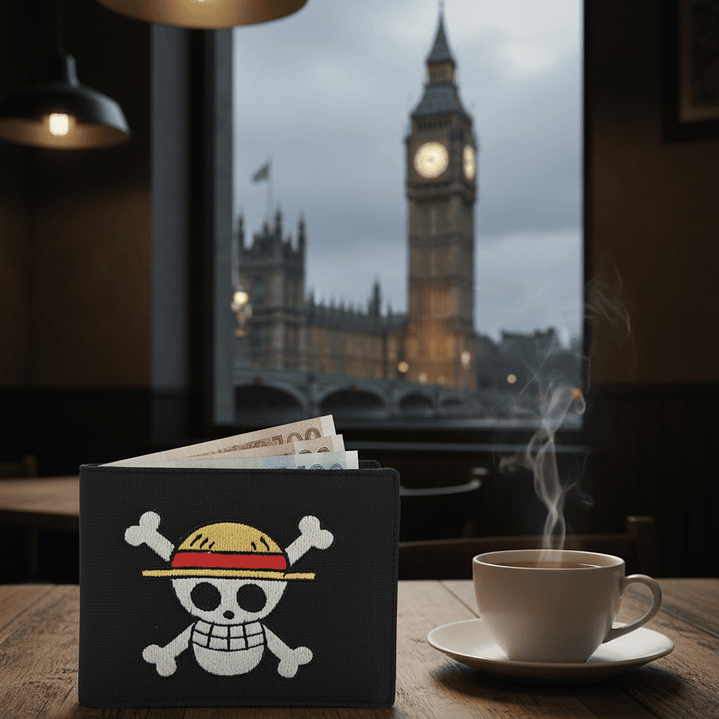 Billetera Bordada One Piece - Diseño Jolly Roger & Logo | Piratas del Sombrero de Paja 18