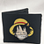 Billetera Bordada One Piece - Diseño Luffy & Logo | Piratas del Sombrero de Paja