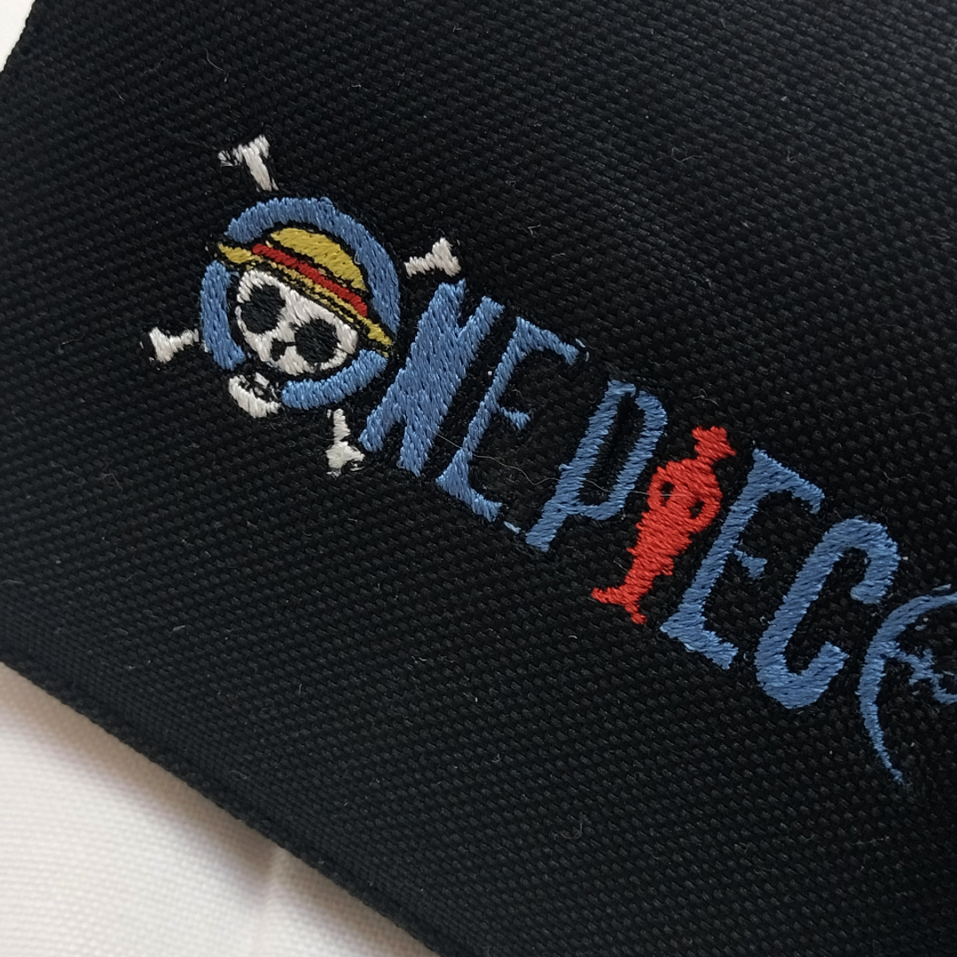 Billetera Bordada One Piece - Diseño Luffy & Logo | Piratas del Sombrero de Paja 13