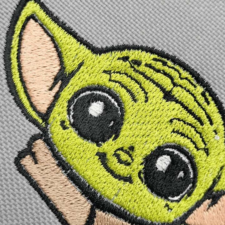 Billetera Bordada Star Wars - Diseño Grogu & Logo | La Fuerza en tu Bolsillo 11