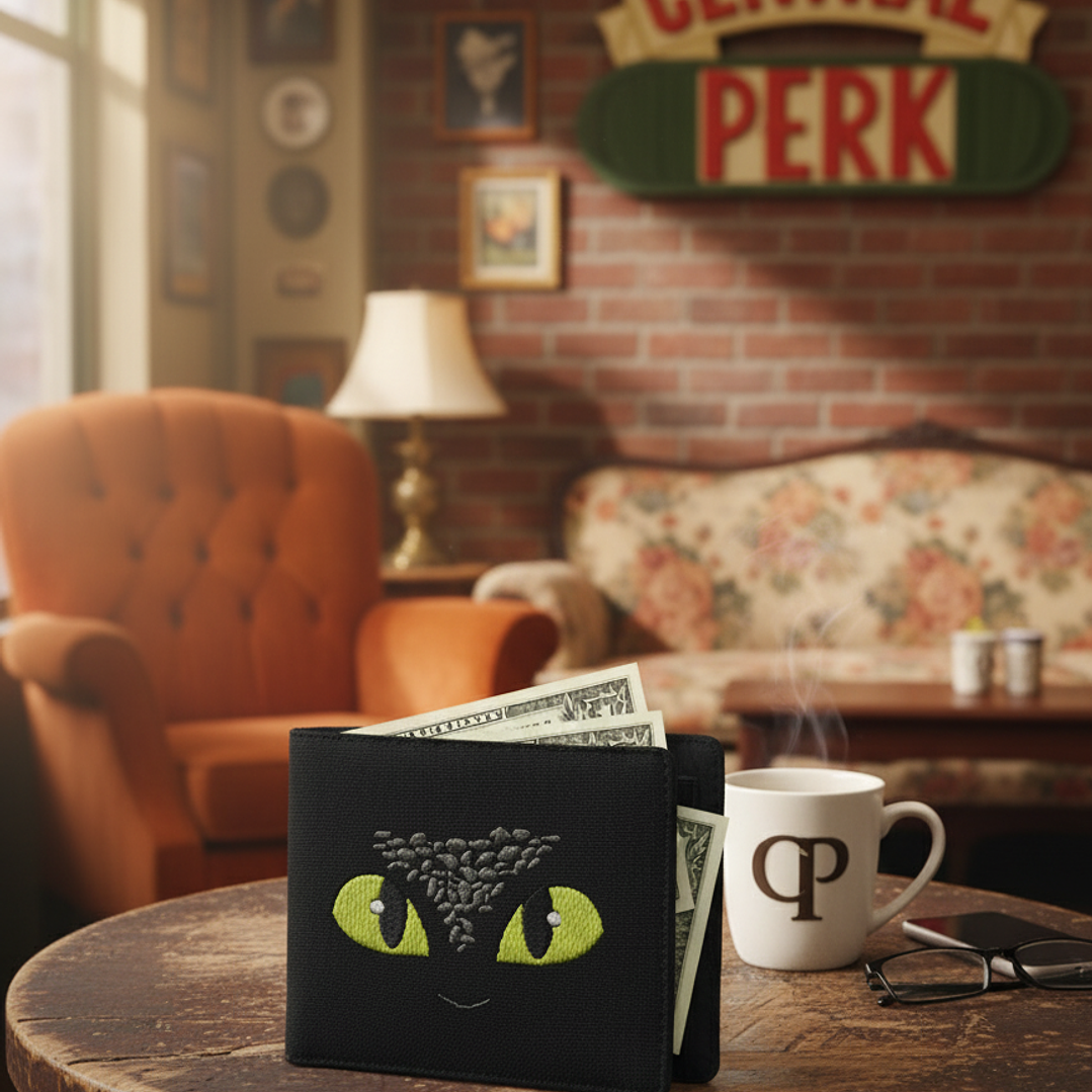 Billetera Bordada Cómo Entrenar a Tu Dragón - Diseño Chimuelo & Hooligans Peludos 8
