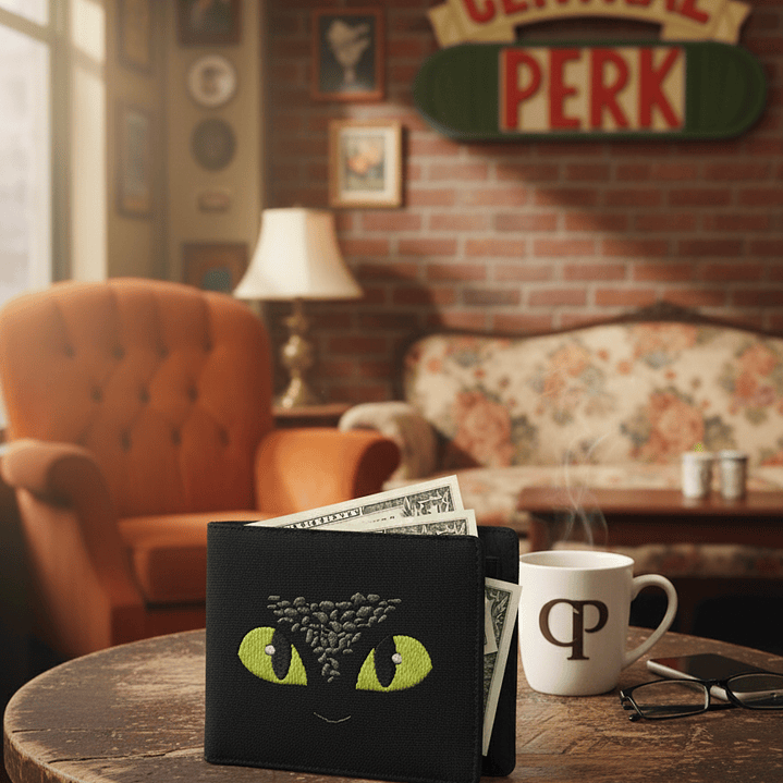 Billetera Bordada Cómo Entrenar a Tu Dragón - Diseño Chimuelo & Hooligans Peludos 8